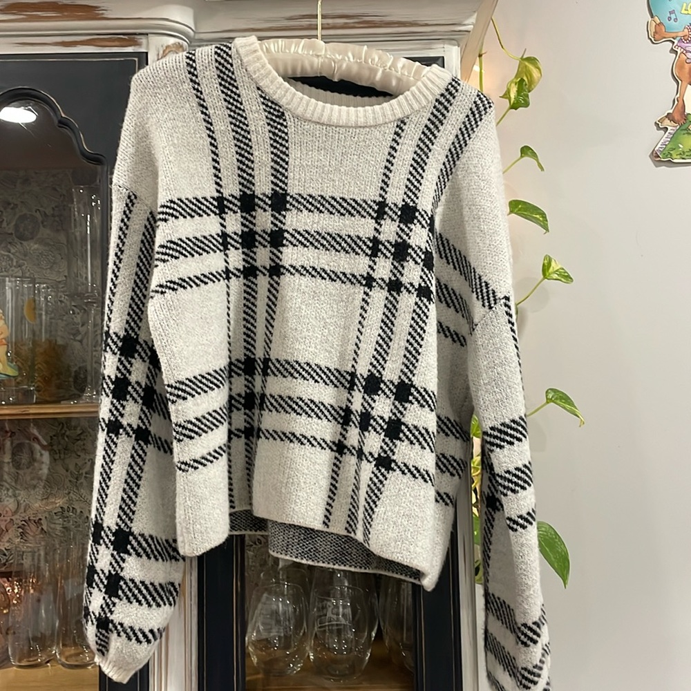 Z Supply plaid sweater